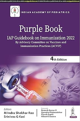 Purple Book IAP Guidebook on Immunization 2022 4th Edition